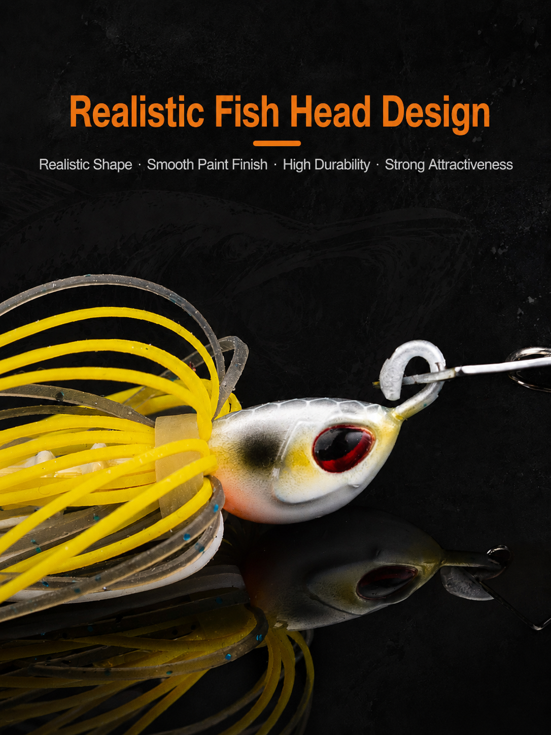 Spinnerbait Lure Set Silicone  - Fishing Lure Blade Bait のレビューと価格