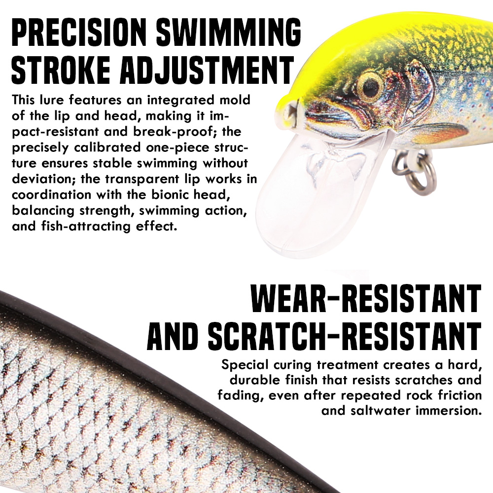 B&U Fishing Lures Sinking Minn - Fishing Lure Swimbait のレビューと価格