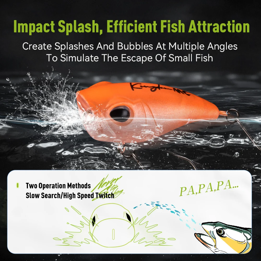 Kingdom Micro Expert Topwater  - Fishing Lure Popper のレビューと価格