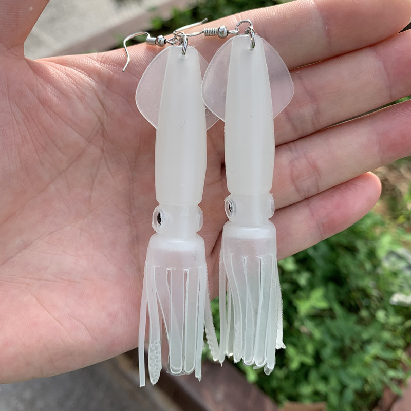 Noctilucence/Color Tube Squid  - Fishing Lure Soft Plastic のレビューと価格