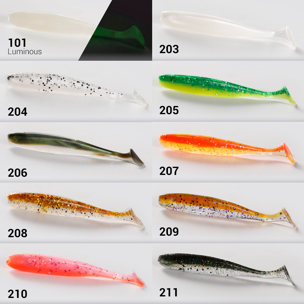 Noeby Easy Shiner Silicone Sha - Fishing Lure Soft Plastic のレビューと価格