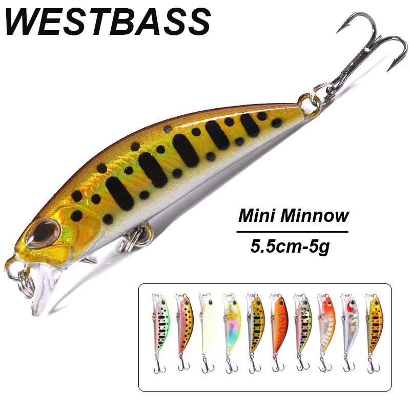WESTBASS 1PX Micro Minnow Lure - Fishing Lure Crankbait のレビューと価格