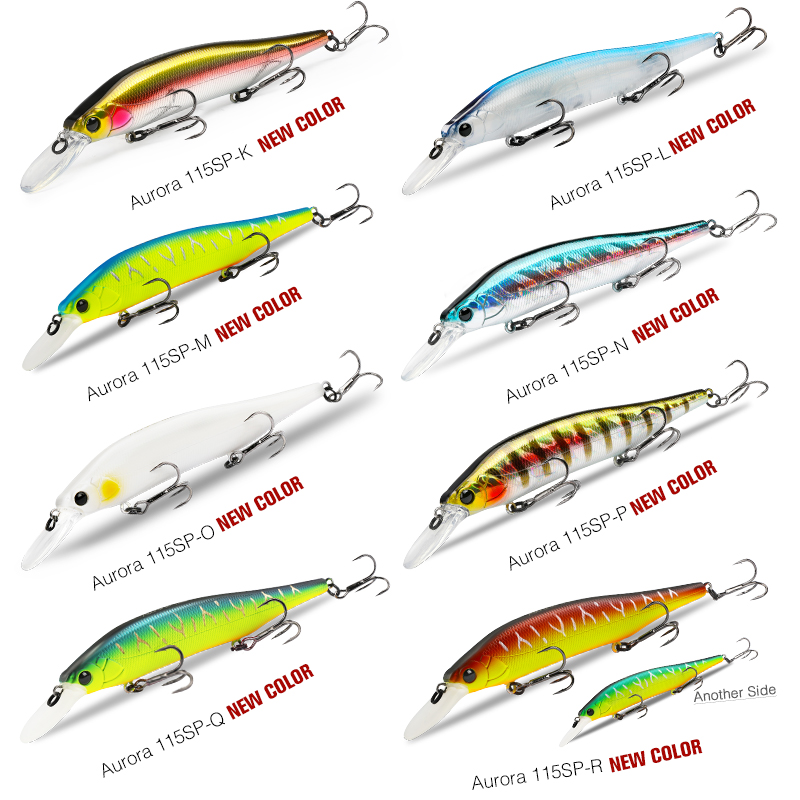 TSURINOYA 115mm 17.2g Suspendi - Fishing Lure Jerkbait のレビューと価格