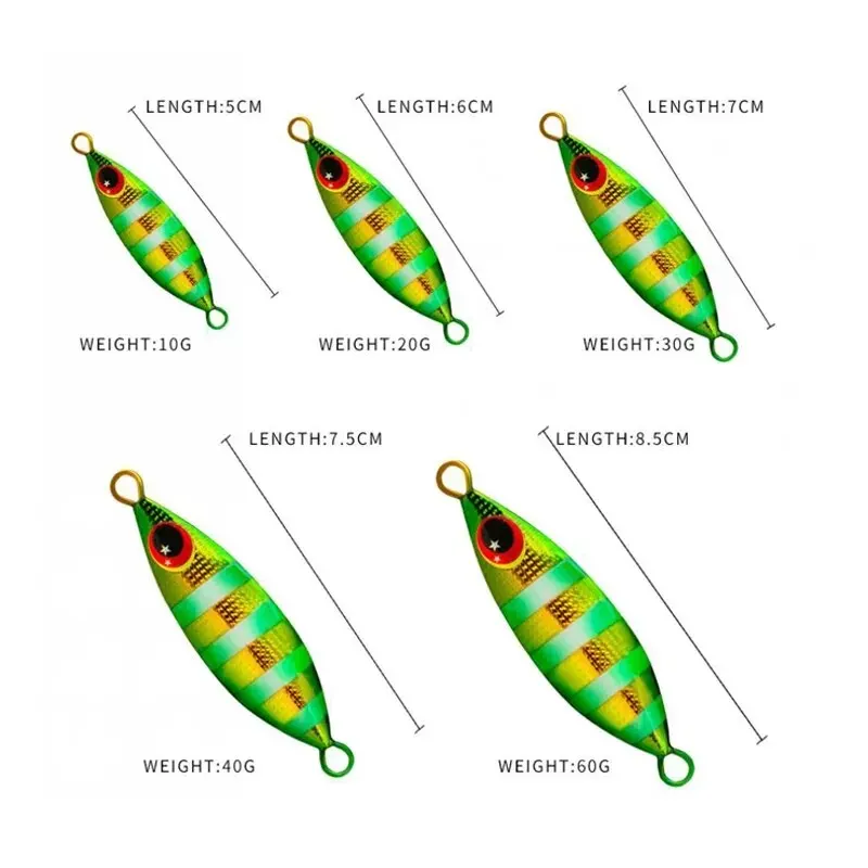 Inchiku Metal Jig Spoon Lure 6 - Fishing Lure Buzzbait のレビューと価格