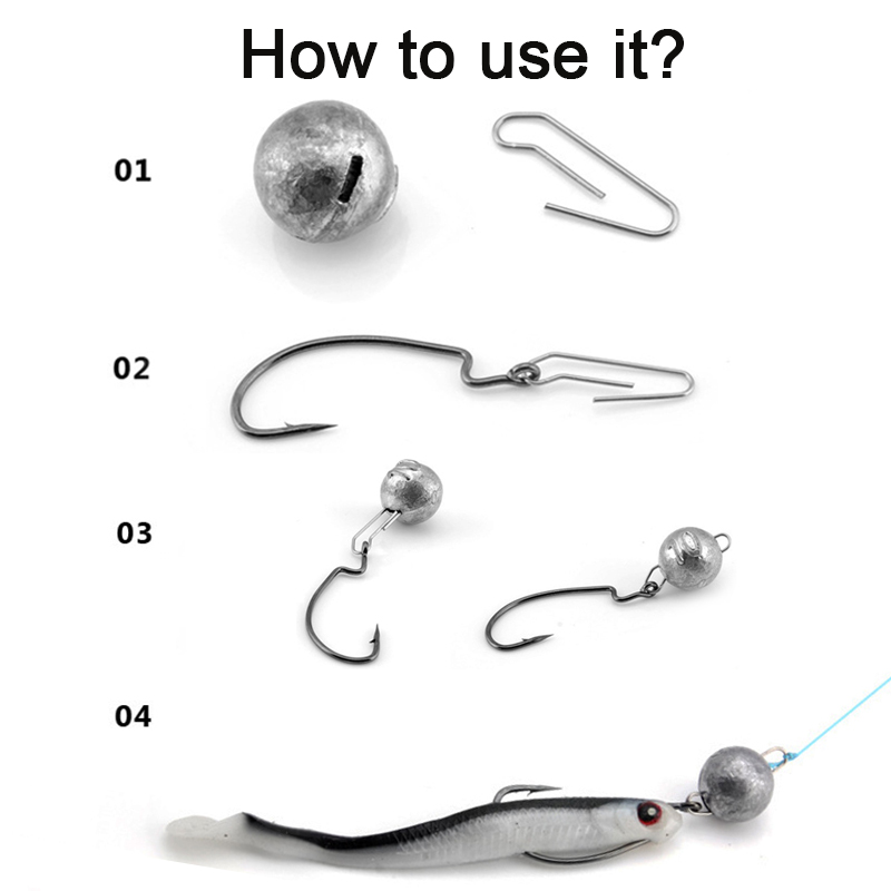 Simpleyi 5pcs/Lot Lead Weight  - Fishing Lure Jig のレビューと価格