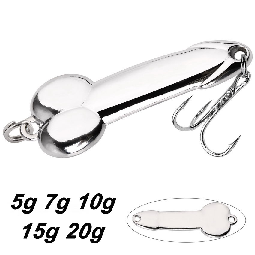 Metal Spoon Penis Shape Fishin - Fishing Lure Spoon のレビューと価格