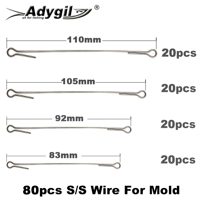 Adygil DIY Fishing 80pcs S/S W - Fishing Lure Jig のレビューと価格