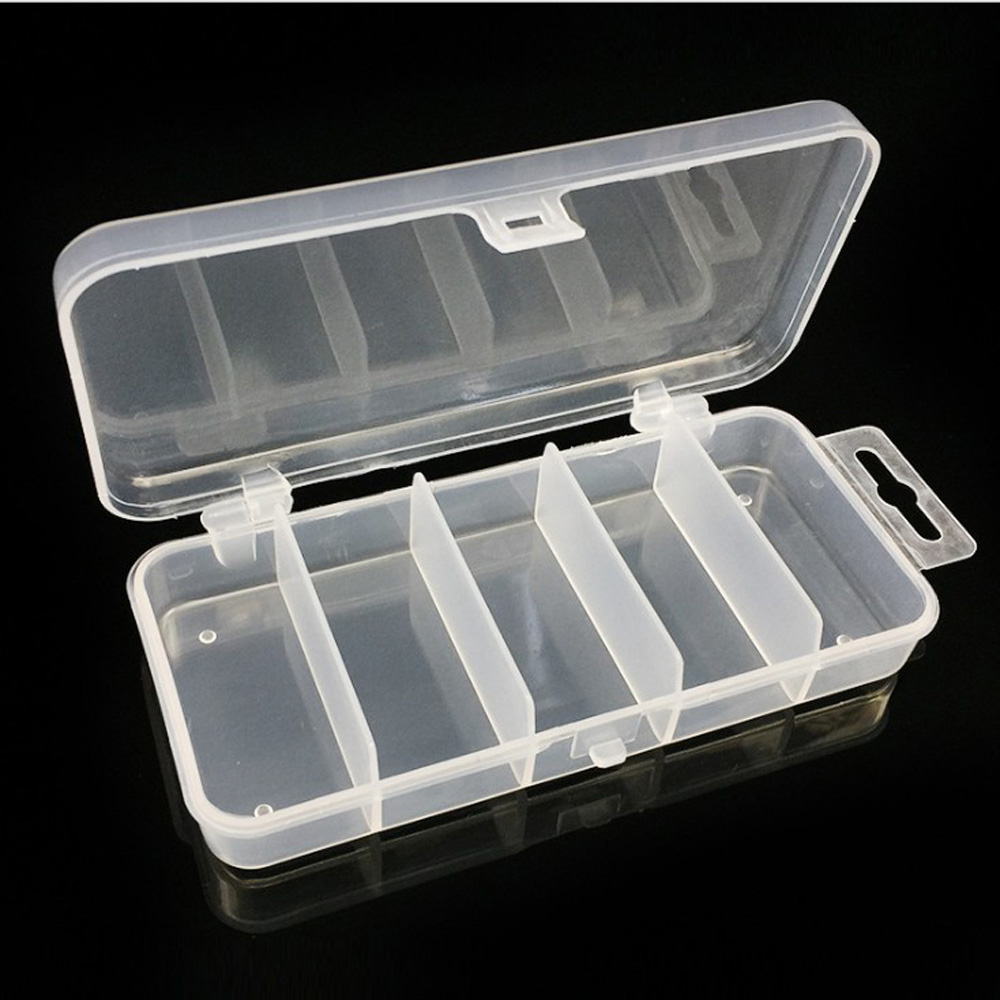 1pcs Transparent Plastic Stora - Fishing Lure Box のレビューと価格