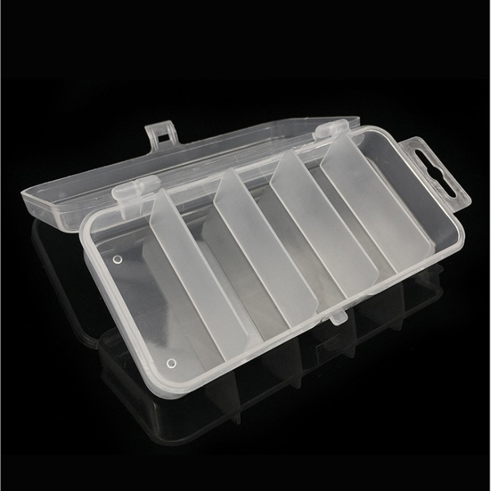 1pcs Transparent Plastic Stora - Fishing Lure Box のレビューと価格