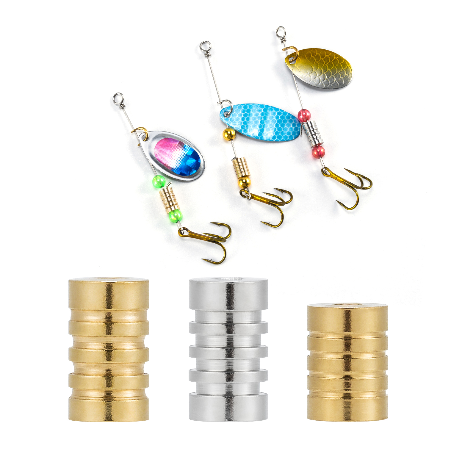 10PCS Fishing Spinner Bead Lur - Fishing Lure Spinner のレビューと価格