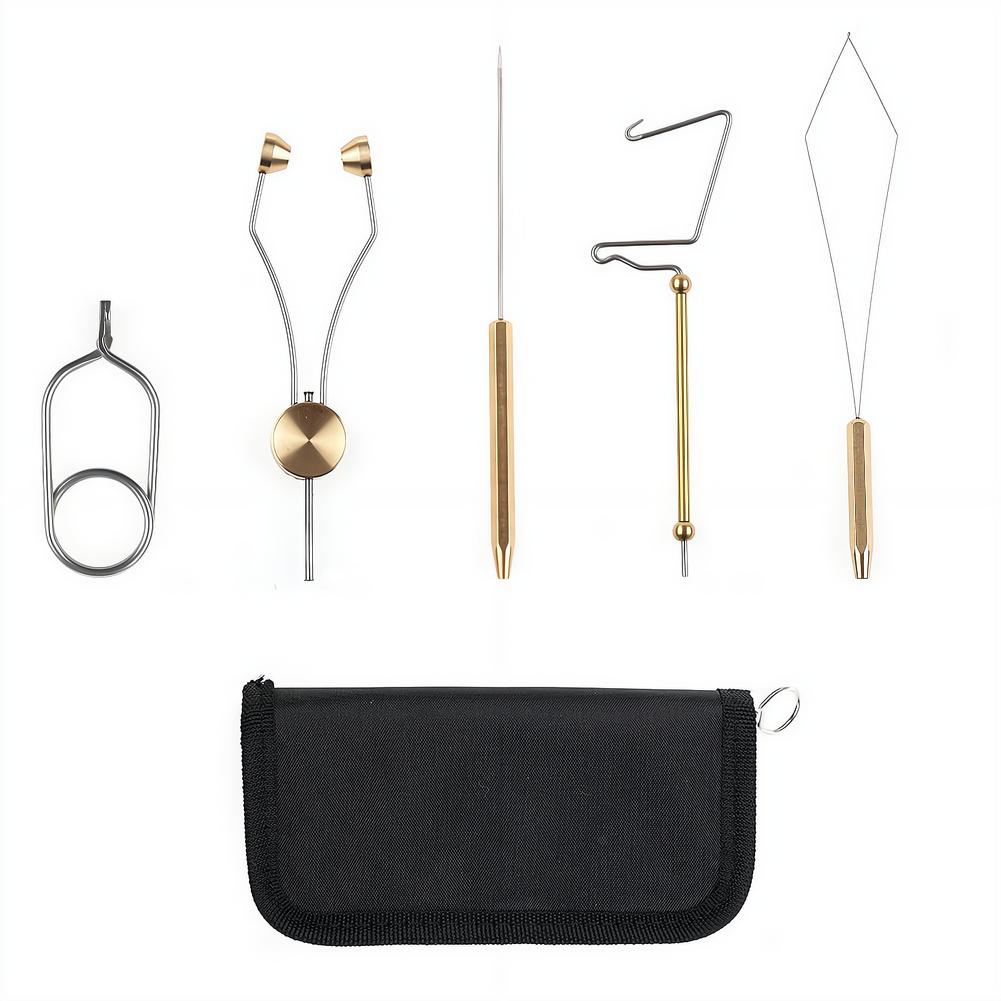 5 In 1 Fly Tying Tools Kit Fly - Fishing Lure Making Kit のレビューと価格