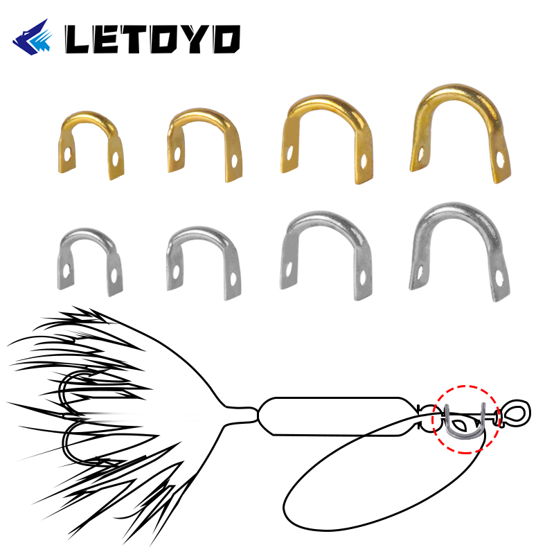LETOYO 100pcs Folded Clevises  - Fishing Lure Spinner のレビューと価格