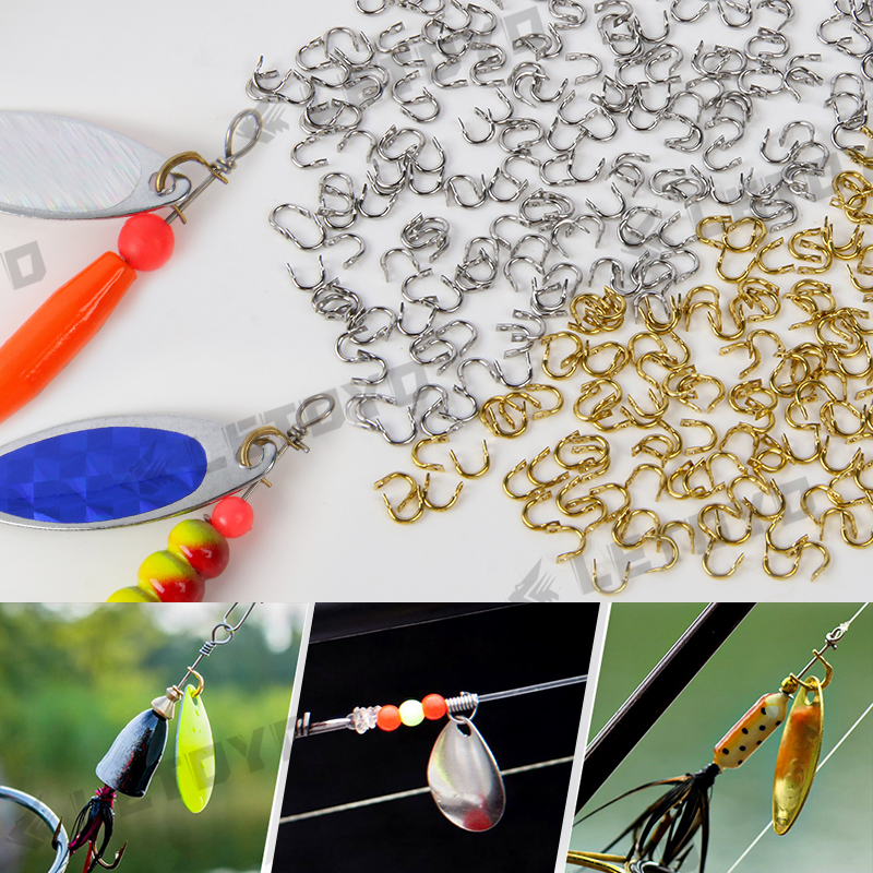 LETOYO 100pcs Folded Clevises  - Fishing Lure Spinner のレビューと価格