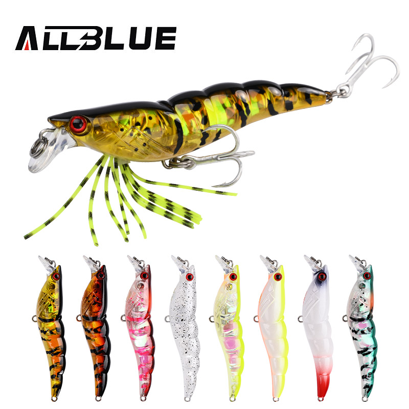 ALLBLUE 3D Flash Shrimp 70mm 7 - Fishing Lure Buzzbait のレビューと価格