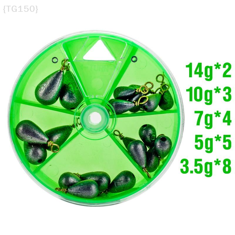 【TG150】22Pcs/Box Fishing Bait  - Fishing Lure Box のレビューと価格