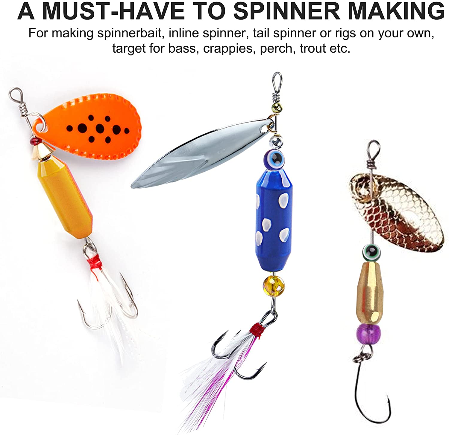 10pcs Fishing Brass Spinner Lu - Fishing Lure Spinner のレビューと価格