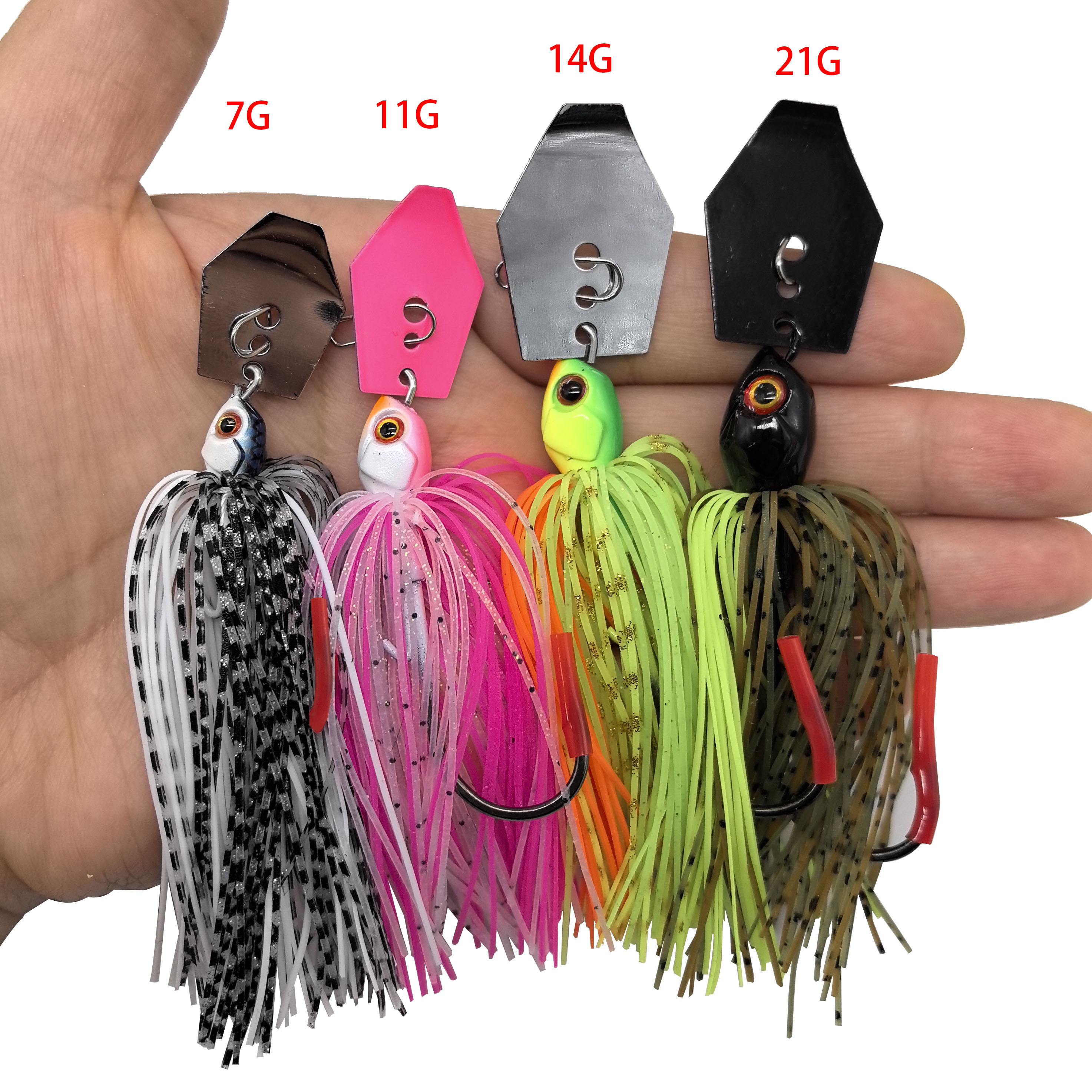 Mycena 7G/9G/11G/14G/21G fishi - Fishing Lure Buzzbait のレビューと価格