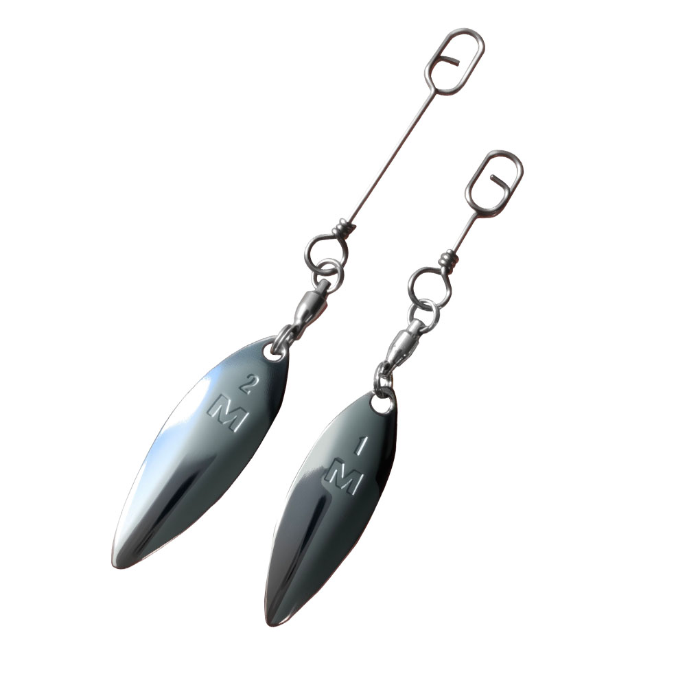 10pcs Willowleaf Blades Spinne - Fishing Lure Buzzbait のレビューと価格