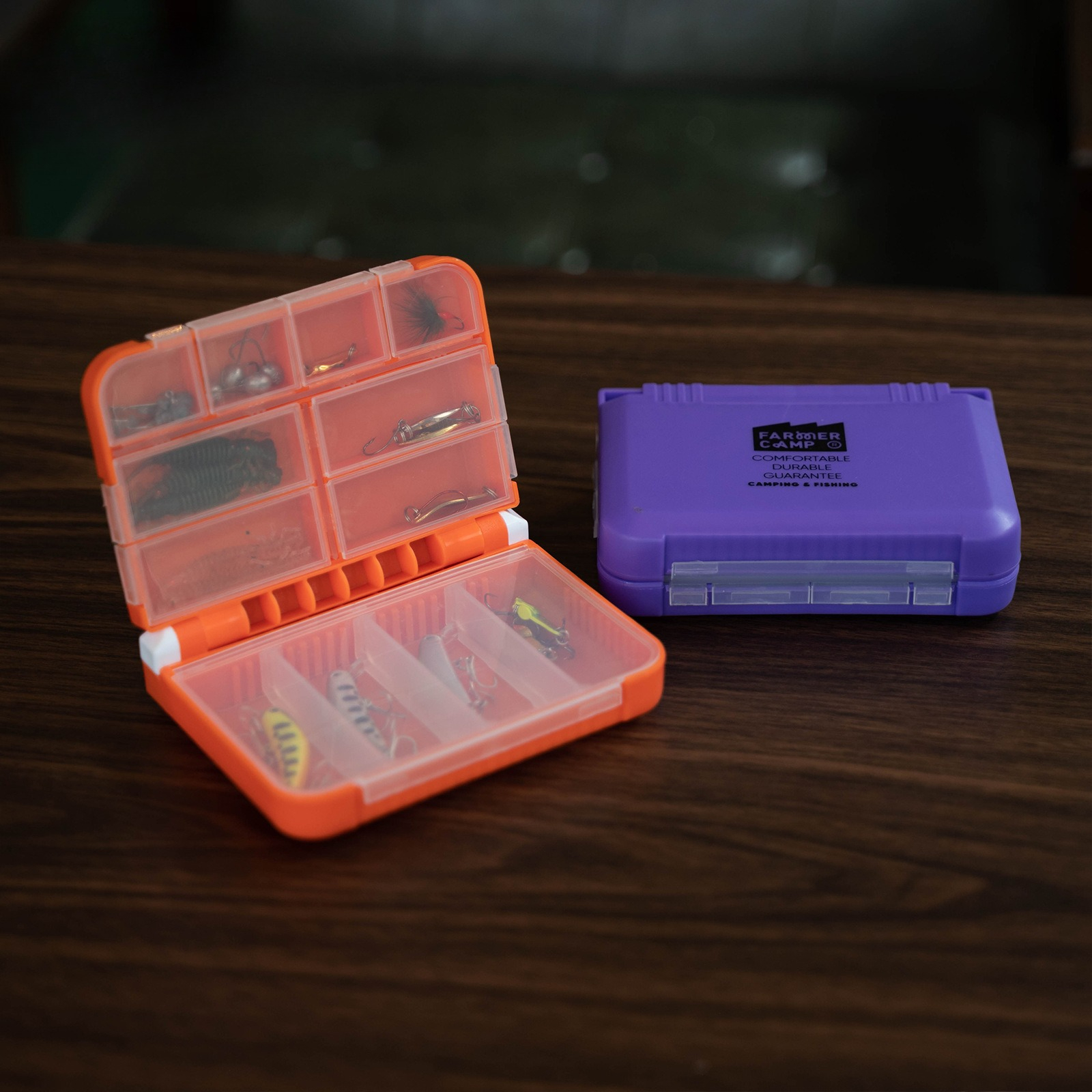 Portable Double Layer Fishing  - Fishing Lure Spoon のレビューと価格