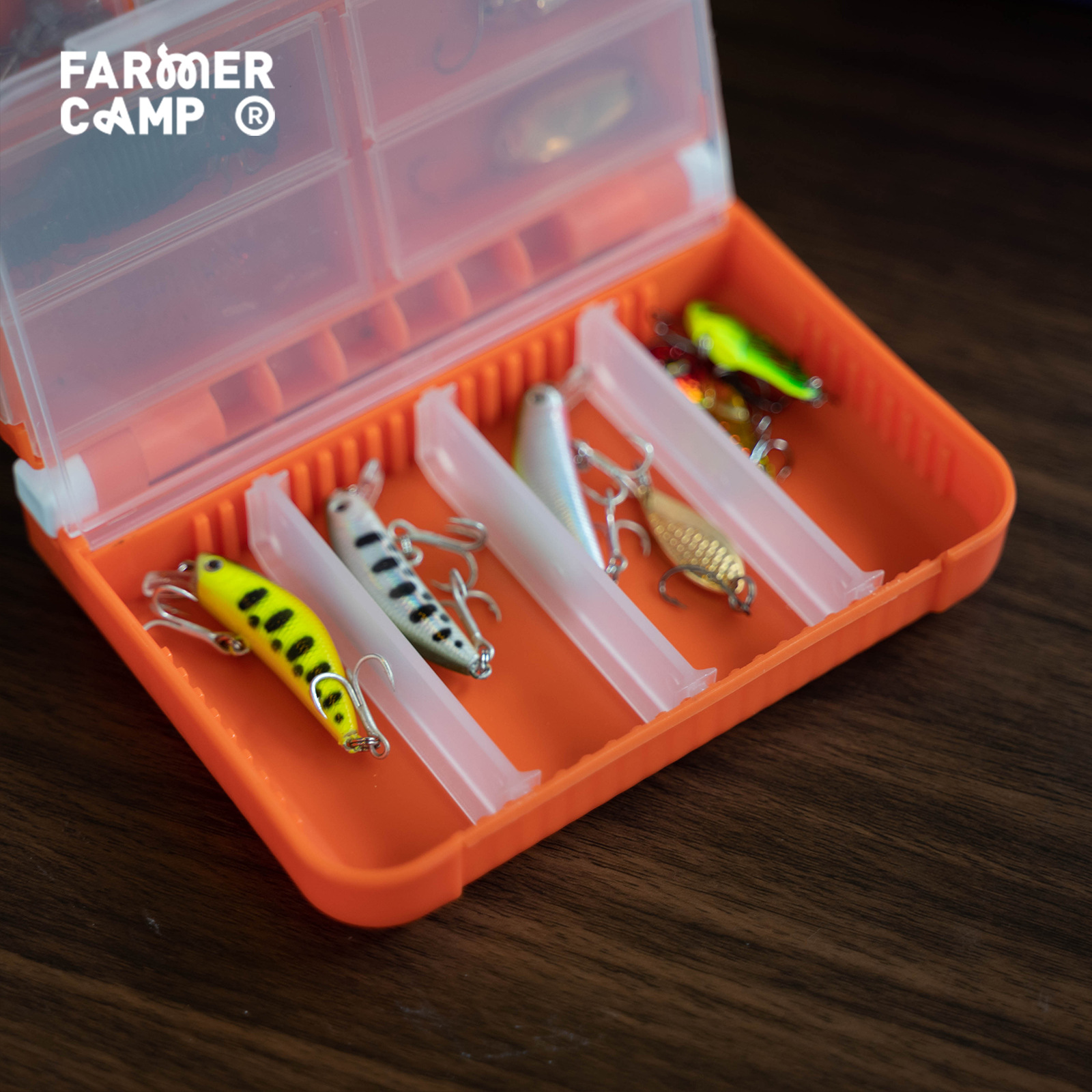 Portable Double Layer Fishing  - Fishing Lure Spoon のレビューと価格