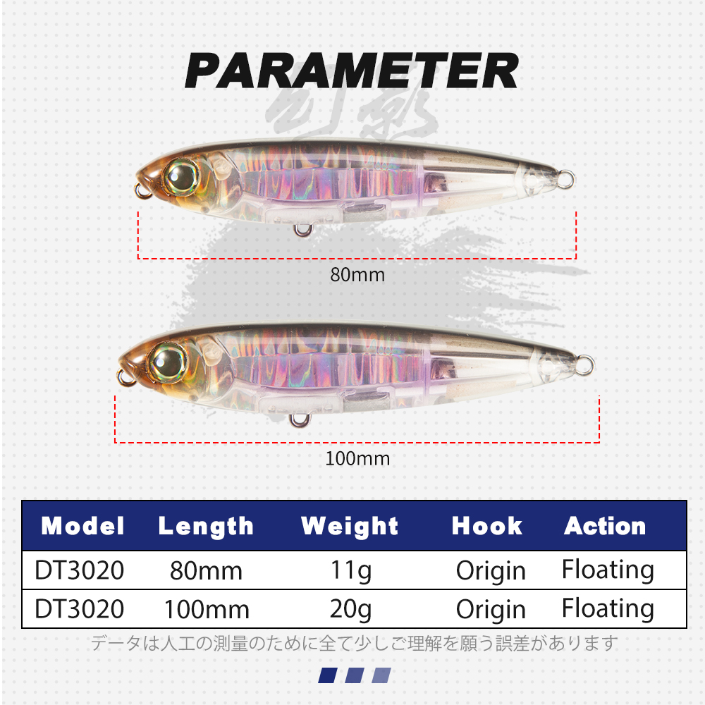 D1 Surface Fishing Lure 3DR Pe - Fishing Lure Popper のレビューと価格