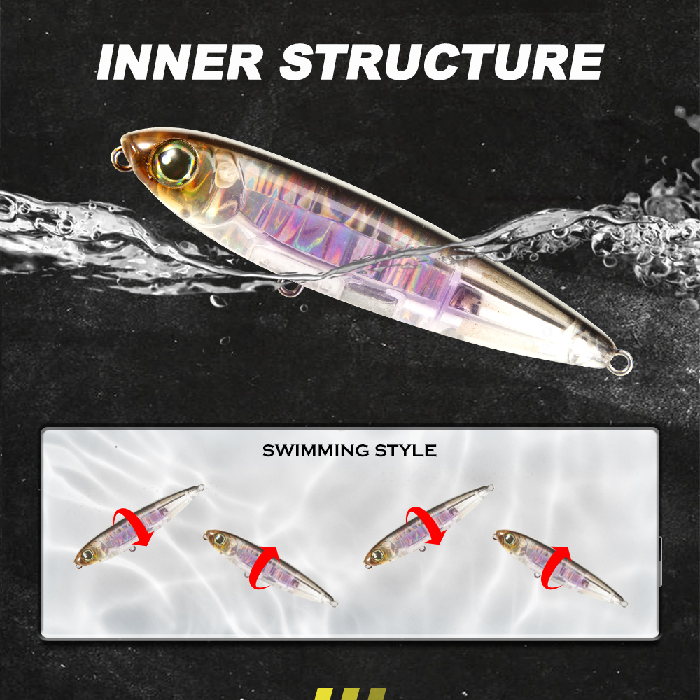 D1 Surface Fishing Lure 3DR Pe - Fishing Lure Popper のレビューと価格
