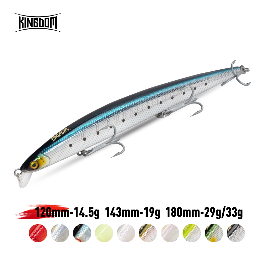 Kingdom Long Casting Fishing L - Fishing Lure Jerkbait のレビューと価格