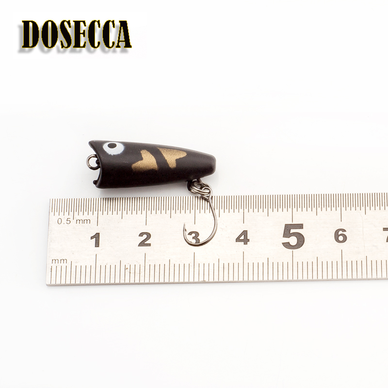 1PCS 2.5cm 1.5g  Topwater Bait - Fishing Lure Popper のレビューと価格