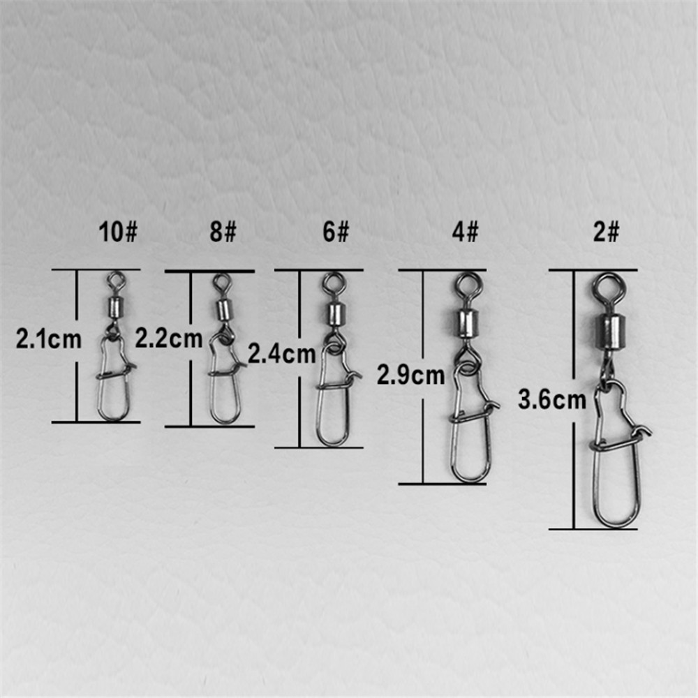 FISHINAPOT 30pcs/lot 2#-10# St - Fishing Lure Spinner のレビューと価格
