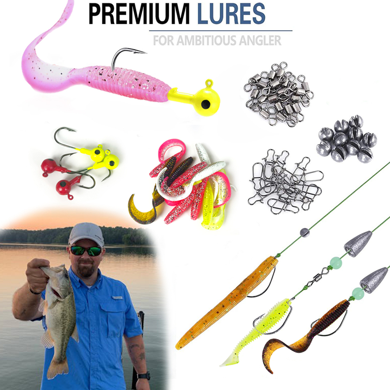 New 120PCS Fishing Lure Set So - Fishing Lure Box のレビューと価格