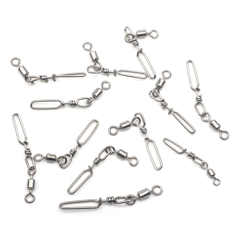 10Pcs Stainless Steel Quick Sn - Fishing Lure Making Kit のレビューと価格