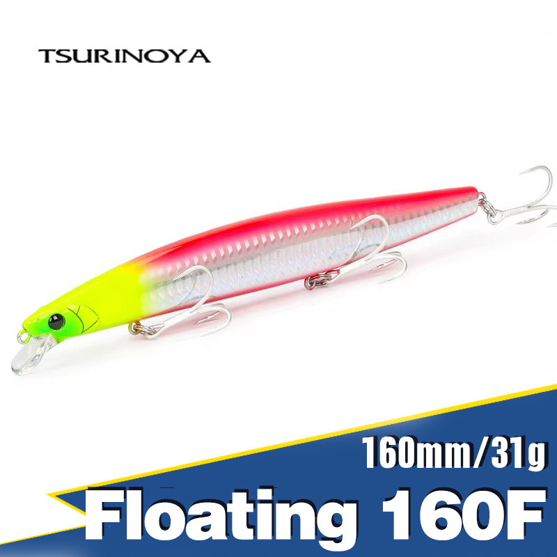 TSURINOYA 160F Floating Minnow - Fishing Lure Topwater のレビューと価格