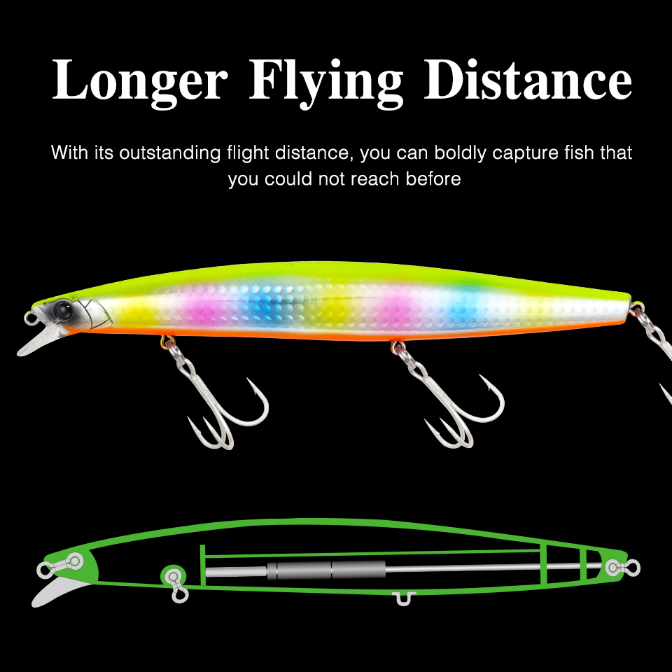 TSURINOYA 160F Floating Minnow - Fishing Lure Topwater のレビューと価格