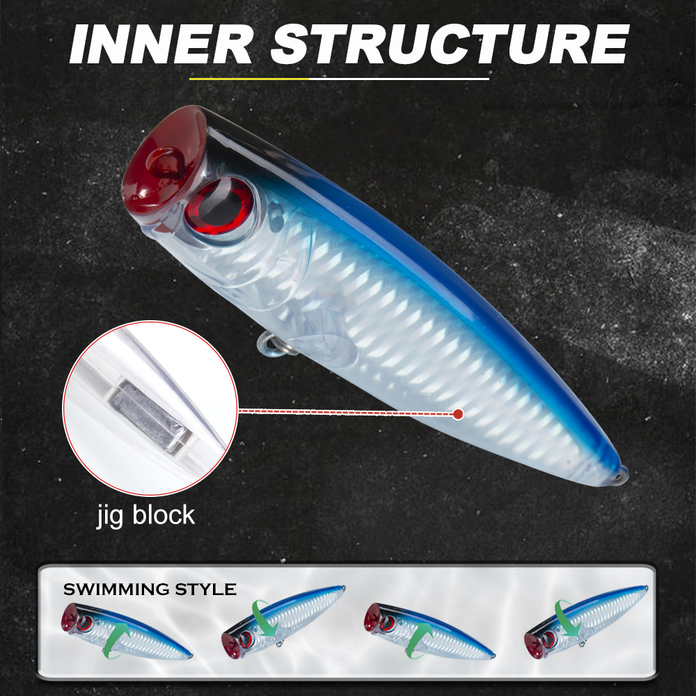 D1 Topwater Popper Fishing Lur - Fishing Lure Popper のレビューと価格