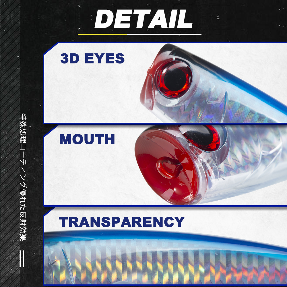 D1 Topwater Popper Fishing Lur - Fishing Lure Popper のレビューと価格