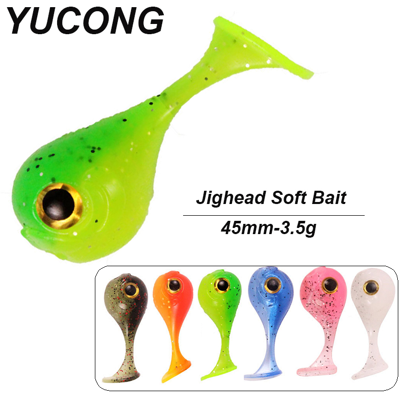 YUCONG 6PCS Jighead Soft Baits - Fishing Lure Crankbait のレビューと価格