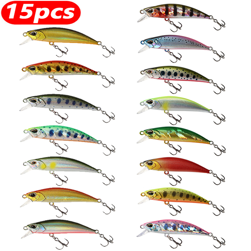 15Pcs Sinking Minnow Fishing L - Fishing Lure Jerkbait のレビューと価格