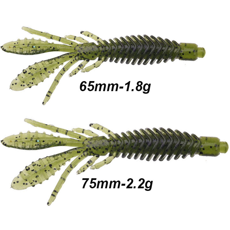 WESTBASS 5PCS Soft Larva Baits - Fishing Lure Swimbait のレビューと価格