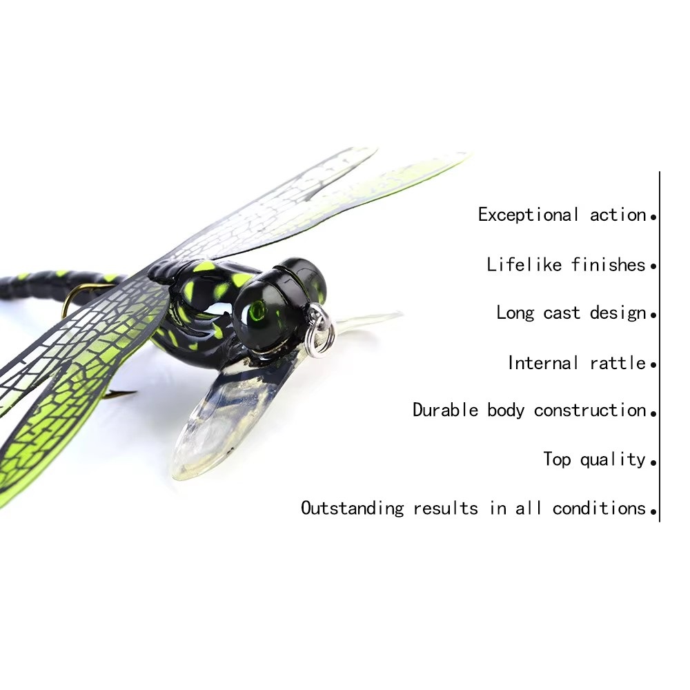 FTK 6g Topwater Dragonfly Dry  - Fishing Lure Popper のレビューと価格