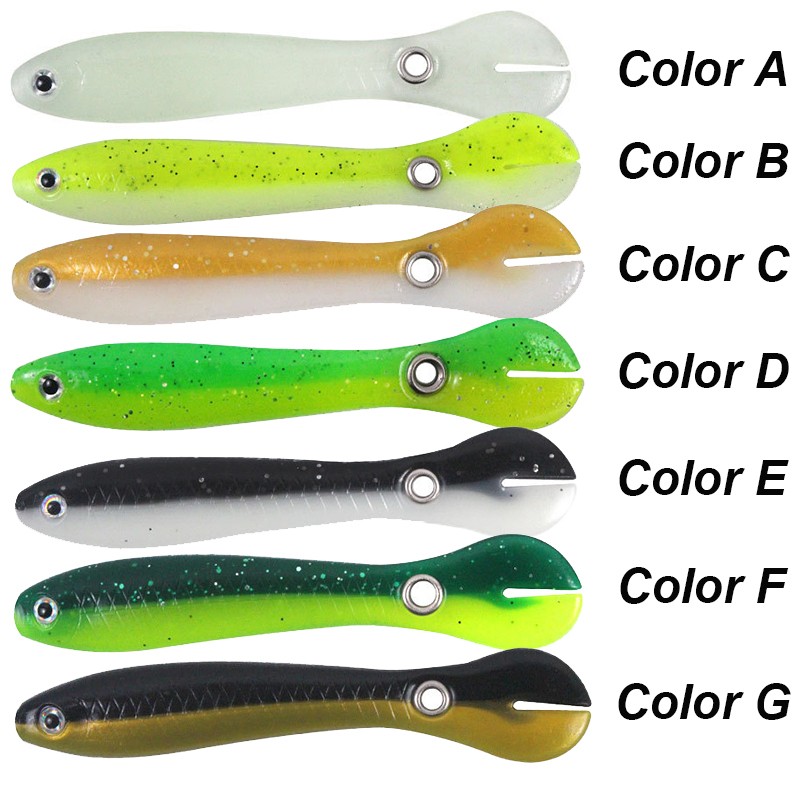 YUCONG 3/5PCS Soft Fishing Bai - Fishing Lure Swimbait のレビューと価格
