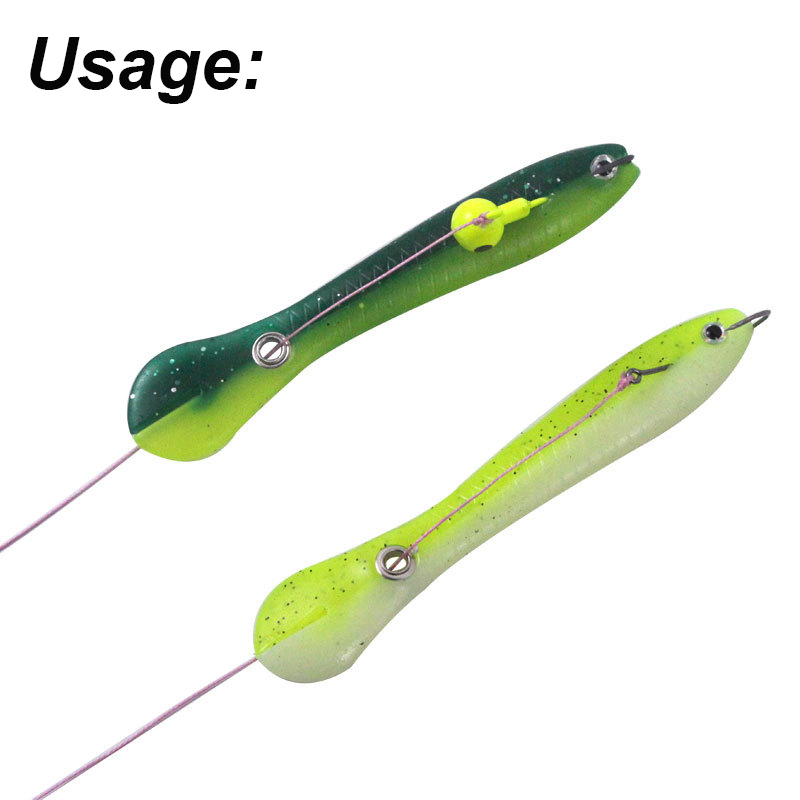 YUCONG 3/5PCS Soft Fishing Bai - Fishing Lure Swimbait のレビューと価格