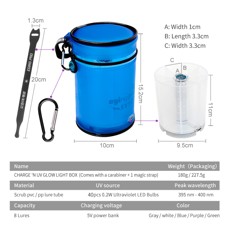 New Fishing Bags Lure UV Glow  - Fishing Lure Jig のレビューと価格