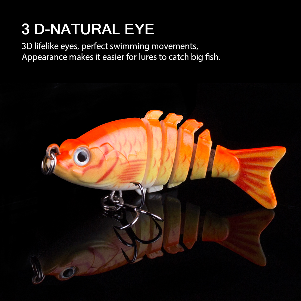 Mini Multi Jointed 6cm/4.7g Wo - Fishing Lure Popper のレビューと価格