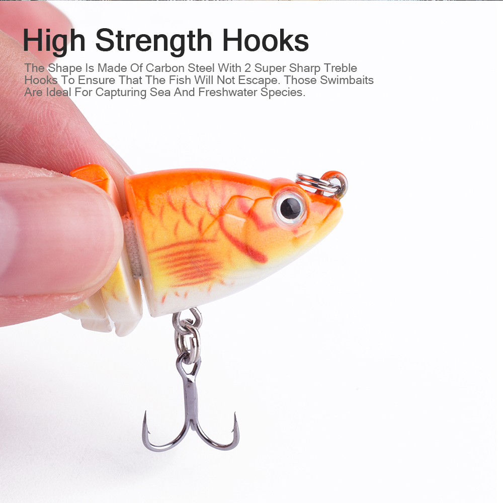 Mini Multi Jointed 6cm/4.7g Wo - Fishing Lure Popper のレビューと価格
