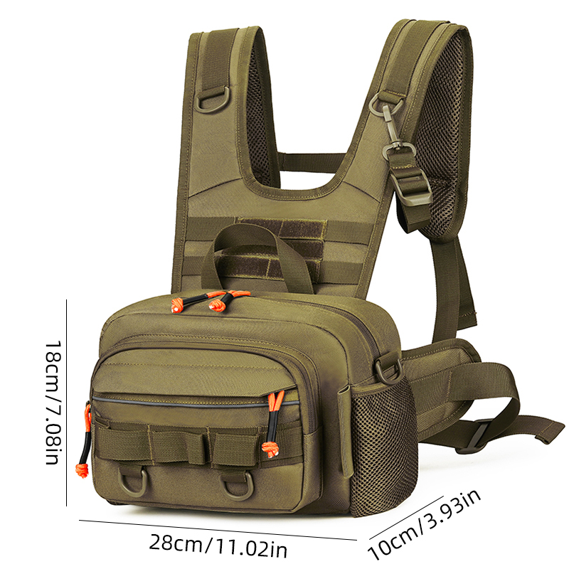 Men Chest Bag Tactical Fishing - Fishing Lure Box のレビューと価格