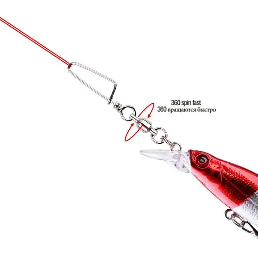50pcs Fishing Ball Bearing Swi - Fishing Lure Box のレビューと価格