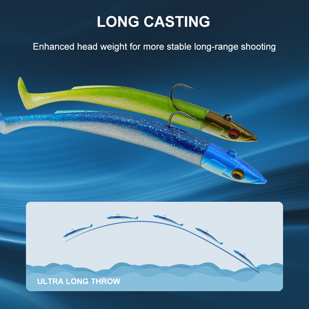ESFISHING Soft Fishing Lures L - Fishing Lure Soft Plastic のレビューと価格