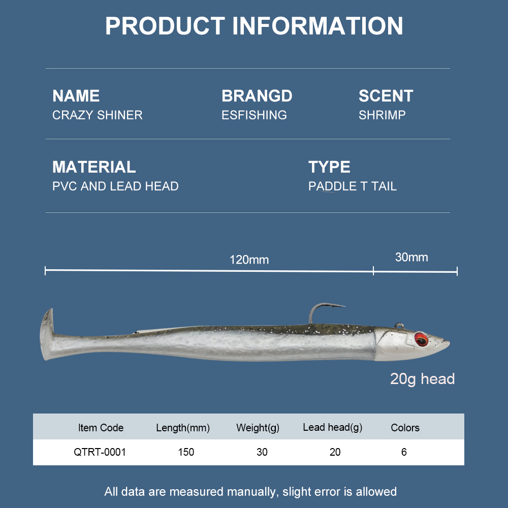ESFISHING Soft Fishing Lures L - Fishing Lure Soft Plastic のレビューと価格