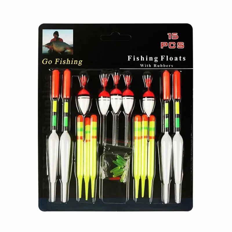 Fishing Float Set 15pc Profess - Fishing Lure Topwater のレビューと価格