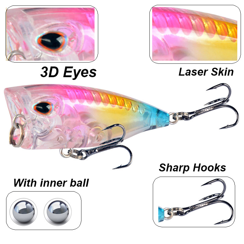 YUCONG 1PC Mini Popper Fishing - Fishing Lure Crankbait のレビューと価格